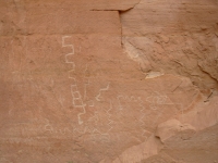 Petroglyphs at Kachina Bridge